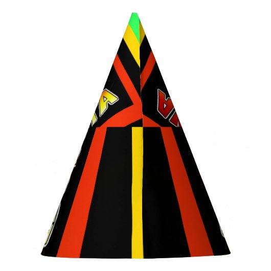 Schaffen Sie sich Ihr eigenes schönes, farbenfrohe Partyhütchen (Rückseite)