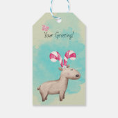 Schaffen Sie sich Ihr eigenes Weihnachtsfest für P Geschenkanhänger (Rückseite)