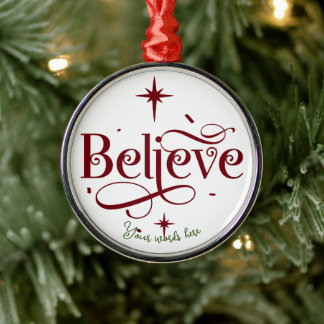 Schaffen Sie sich Ihr eigenes Weihnachtsfest Ornament Aus Metall