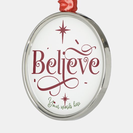 Schaffen Sie sich Ihr eigenes Weihnachtsfest Ornament Aus Metall (Links)