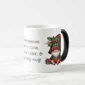 Schaffen Sie sich Ihr schönes Kariertes Weihnachts Verwandlungstasse (VorderseiteRechts)