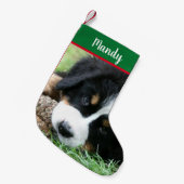 Schaffen Sie sich Ihre eigenen Foto-Hundeschlitten Kleiner Weihnachtsstrumpf (Vorderansicht (hängend))