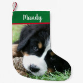 Schaffen Sie sich Ihre eigenen Foto-Hundeschlitten Kleiner Weihnachtsstrumpf (Vorderseite)