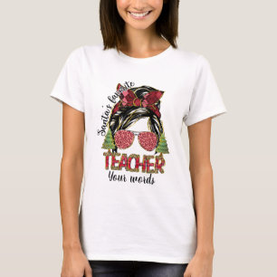 Schaffen Sie Weihnachten Ihres Weihnachtsmeisters T-Shirt