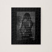 Schaffen Sie zitiert auf stille Art Puzzle (Vertikal)