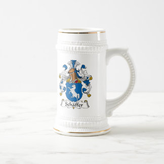 Schaffer Familienwappen Bierglas