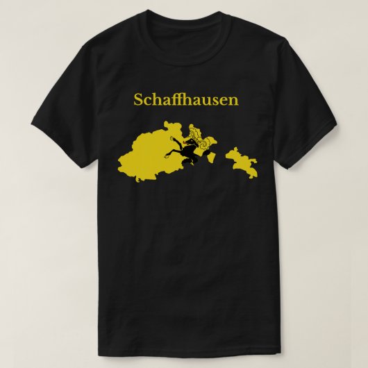 Schaffhausen Kanton Design Schweiz T-Shirt (Design vorne)