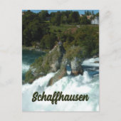 Schaffhausen Landschaftlicher Rheinfall in der Sch Postkarte (Vorderseite)