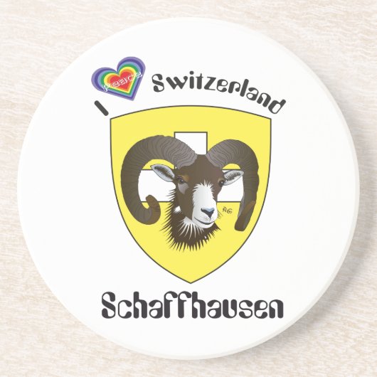 Schaffhausen Schweiz BierŌ Getränkeuntersetzer (Vorne)