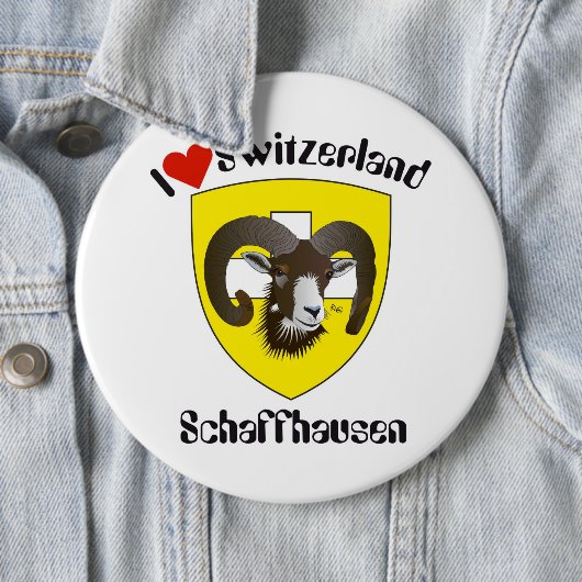 Schaffhausen Schweiz Button (Beispiel)