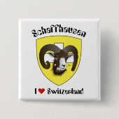 Schaffhausen Schweiz Button (Vorderseite)