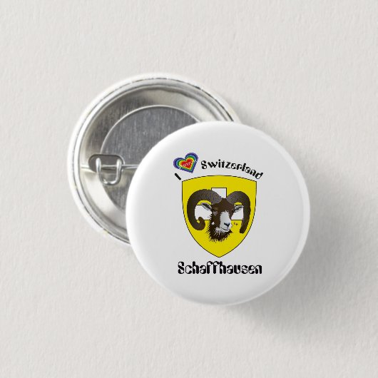 Schaffhausen Schweiz Button (Vorne & Hinten)