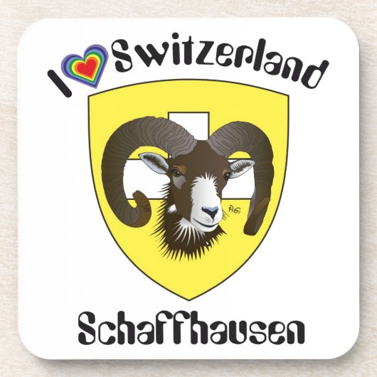 Schaffhausen Schweiz Kork-Untersetzer Untersetzer (Vorderseite)