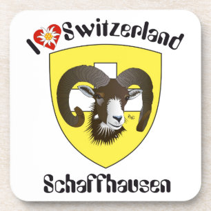 Schaffhausen Schweiz Kork-Untersetzer Untersetzer