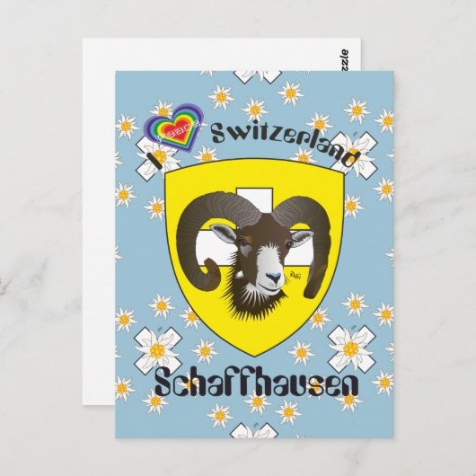 Schaffhausen Schweiz Postkarte (Vorne/Hinten)