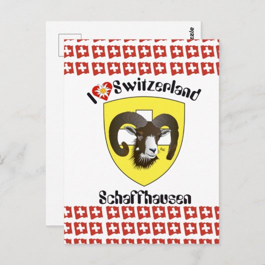 Schaffhausen Schweiz Postkarte (Vorne/Hinten)