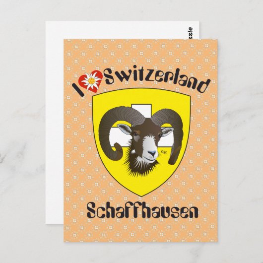 Schaffhausen Schweiz Postkarte (Vorne/Hinten)