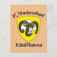 Schaffhausen Schweiz Postkarte