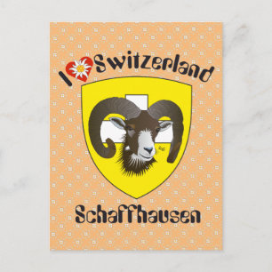 Schaffhausen Schweiz Postkarte