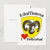 Schaffhausen Schweiz Postkarte (Vorne/Hinten)