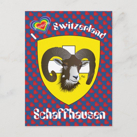 Schaffhausen Schweiz Postkarte (Vorderseite)