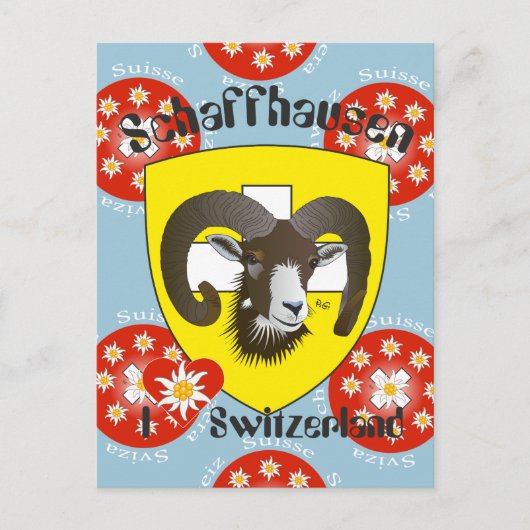 Schaffhausen Schweiz Postkarte (Vorderseite)
