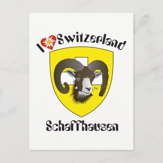 Schaffhausen Schweiz Postkarte (Vorderseite)