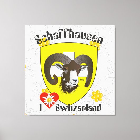 Schaffhausen - Schweiz - Suisse - Leinwand (Vorderseite)