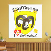 Schaffhausen - Schweiz - Suisse - Leinwand (Insitu (Wohnzimmer))