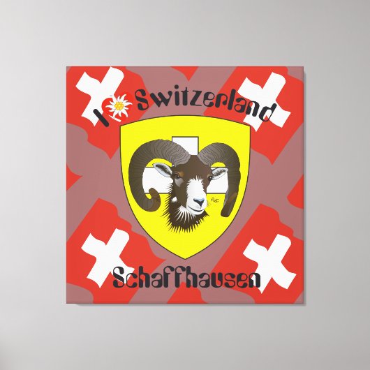Schaffhausen - Schweiz - Suisse - Leinwand (Vorderseite)