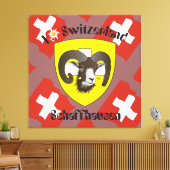 Schaffhausen - Schweiz - Suisse - Leinwand (Insitu (Wohnzimmer))