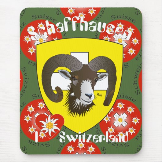 Schaffhausen - Schweiz - Suisse - Mausmatten Mousepad (Vorne)