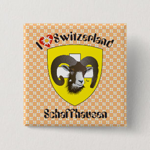 Schaffhausen - Schweiz - Suisse - Svizzera-Buttons Button