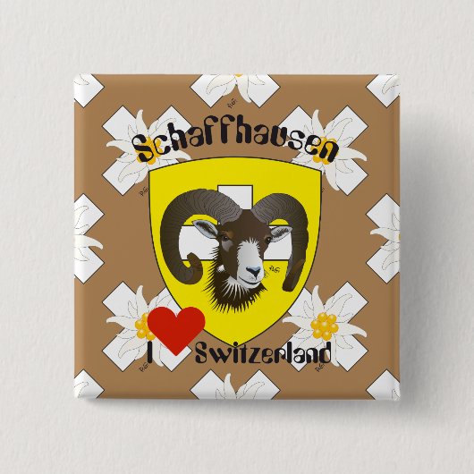 Schaffhausen - Schweiz - Suisse - Svizzera-Buttons Button (Vorderseite)