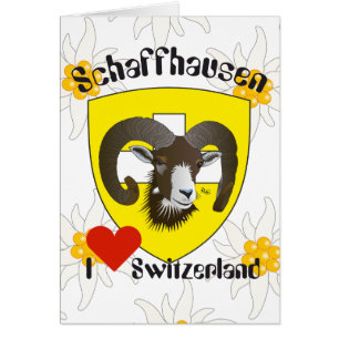 Schaffhausen Schweiz Suisse Svizzera Grusscard