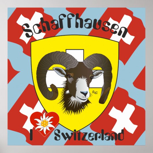 Schaffhausen - Schweiz - Suisse - Svizzera Poster (Vorne)