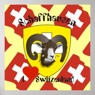 Schaffhausen - Schweiz - Suisse - Svizzera Poster