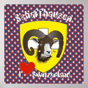 Schaffhausen - Schweiz - Suisse - Svizzera Poster