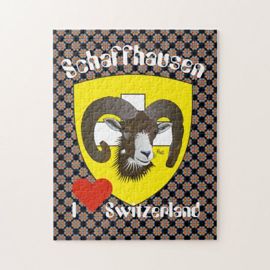 Schaffhausen Schweiz Suisse Svizzera Puzzles (Vertikal)