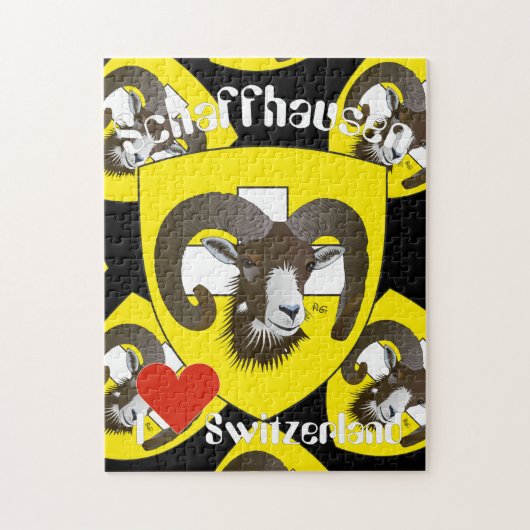 Schaffhausen Schweiz Suisse Svizzera Puzzles (Vertikal)