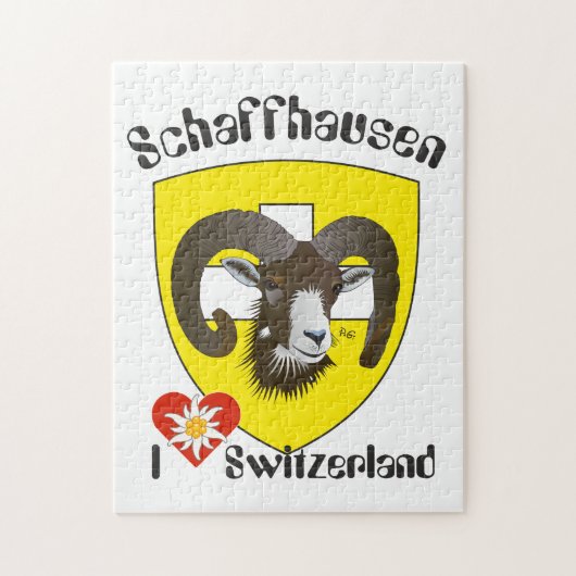 Schaffhausen Schweiz Suisse Svizzera Puzzles (Vertikal)