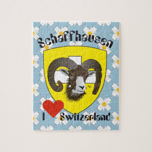 Schaffhausen Schweiz Suisse Svizzera Puzzles (Vertikal)