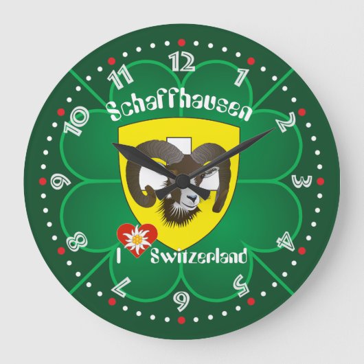 Schaffhausen - Schweiz - Suisse - Svizzera Uhr (Vorderseite)