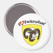 Schaffhausen Schweiz Suisse Svizzerland Magnet (Vorderseite/Rückseite)