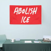 Schafft den ICE-Überführungsprotest ab Banner (Messeveranstaltung)