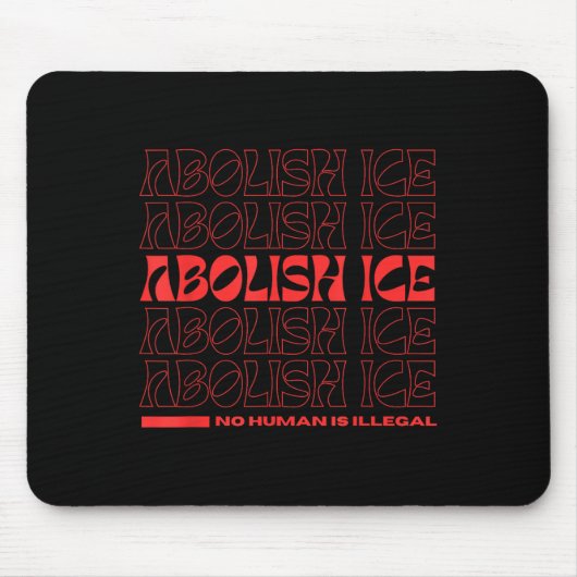 Schafft Eis-Einwanderungsproteste USA Los Angeles Mousepad (Vorne)