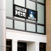 Schafft ICE ab Banner (Äußeres Gebäude)