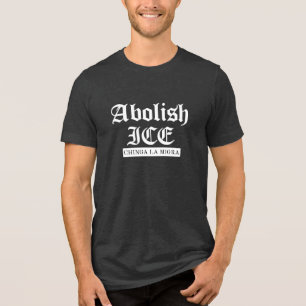 Schafft ICE ab – gotische Protest-Erklärung Tri-Blend Shirt