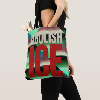 Schafft ICE ab Minimalistischer Protest-Typografie Tasche