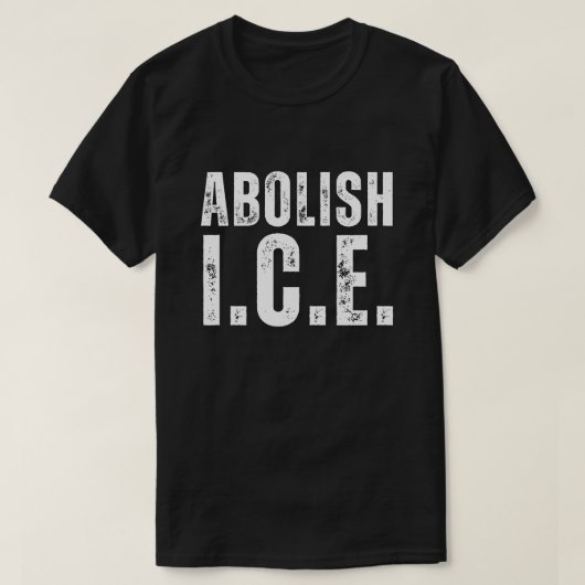 Schafft ICE ab Protest T-Shirt (Design vorne)